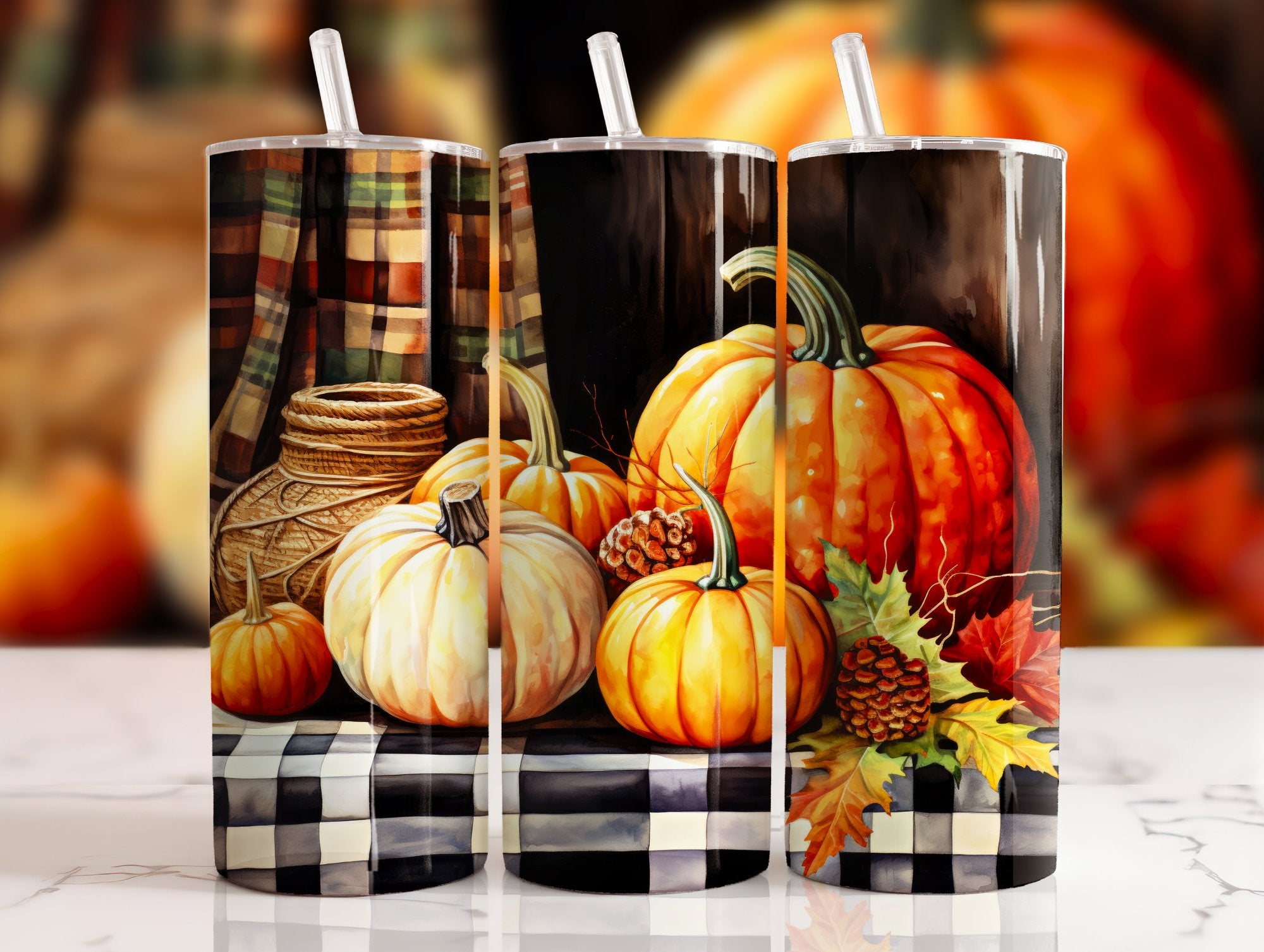 Fall Pumpkin Tumbler